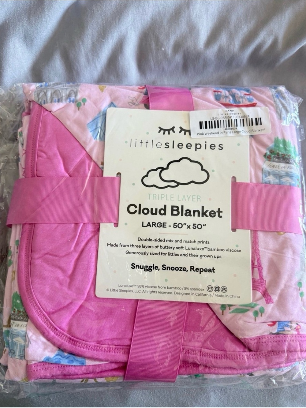 Little Sleepies weekend in Paris cloud